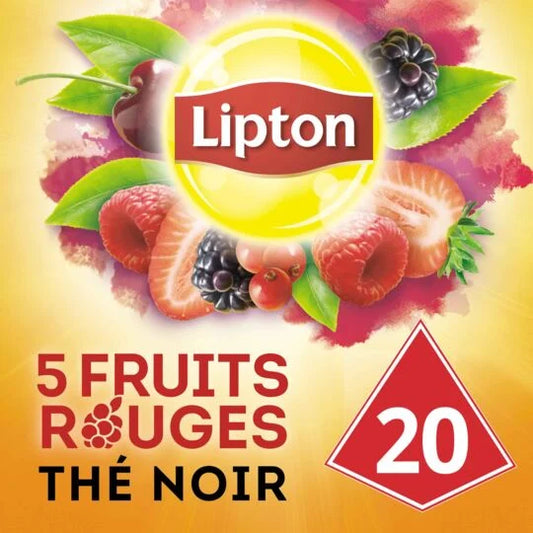Thé noir 5 fruits rouges LIPTON