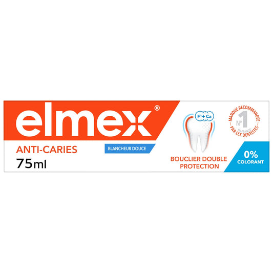 Dentifrice Anti-caries Blancheur ELMEX le tube de 75mL