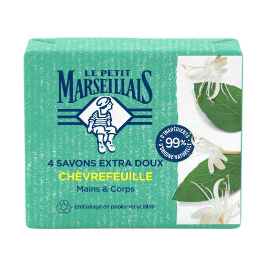 Savon Le Petit Marseillais Chèvrefeuille (4 savons)