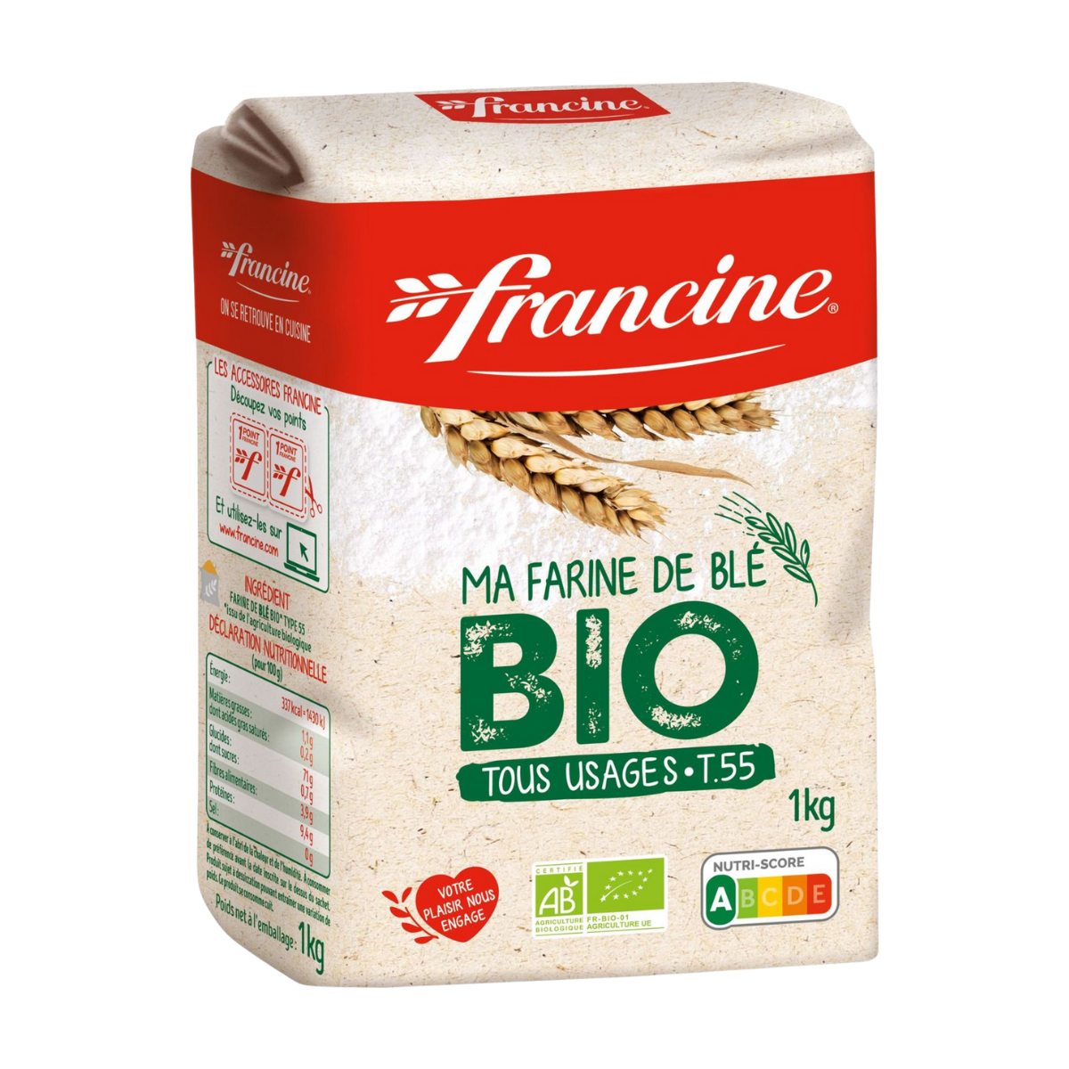 Farine de blé T55 Francine - BIO