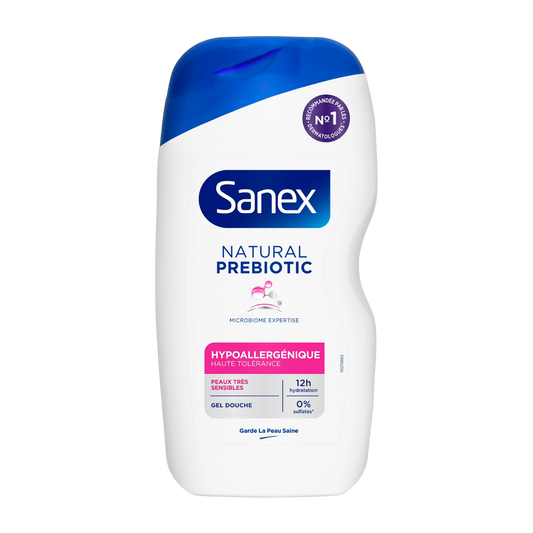 Gel douche Sanex Natural Prebiotic Hypoallergénique