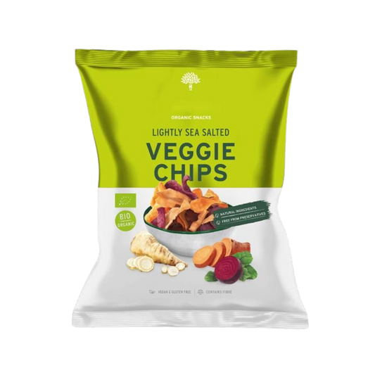 Chips de légumes (panais, patate douce et betterave)