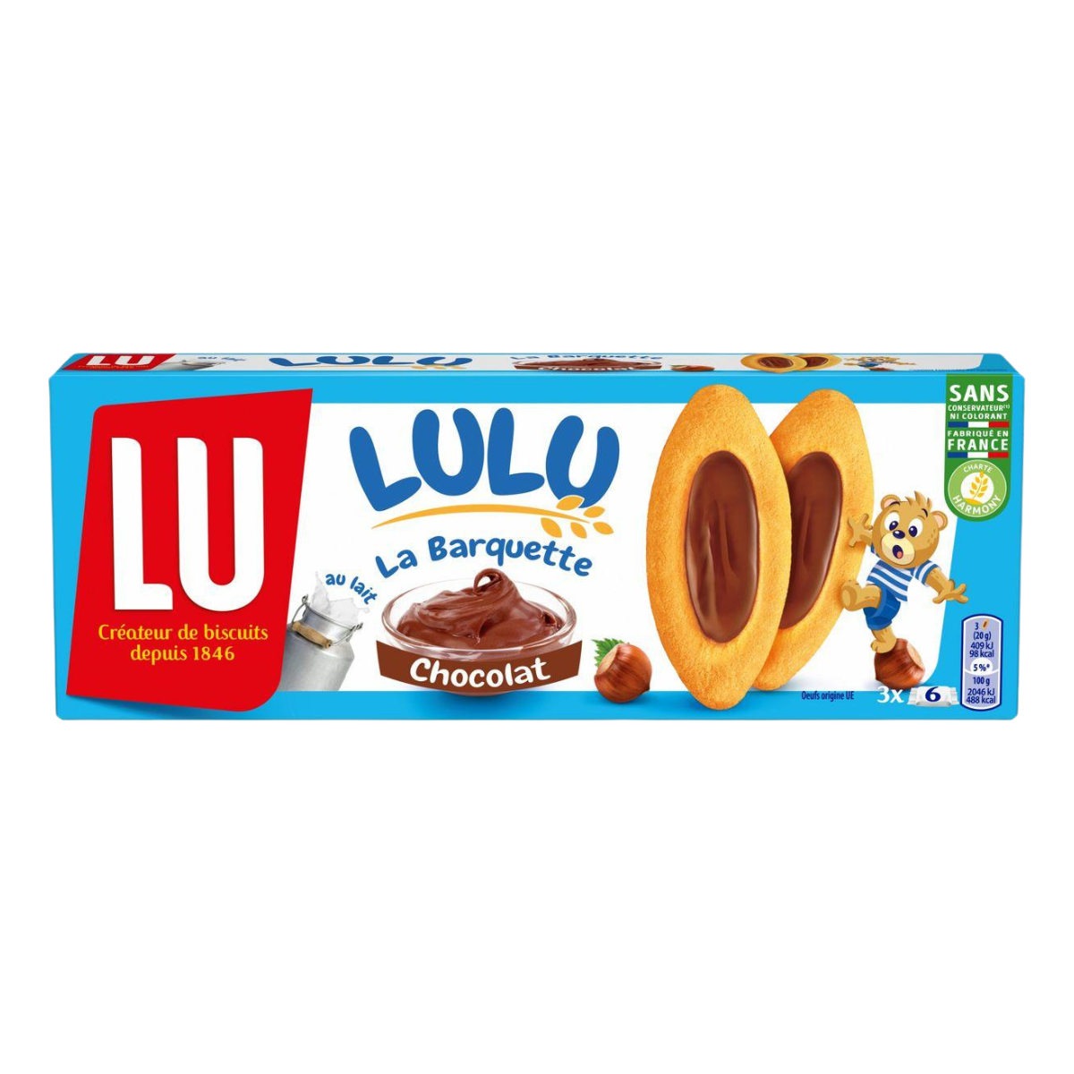 Gâteaux Lulu LU chocolat