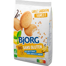 Vente Bjorg Sablé sarrasin vanille bio et sans gluten, 250g