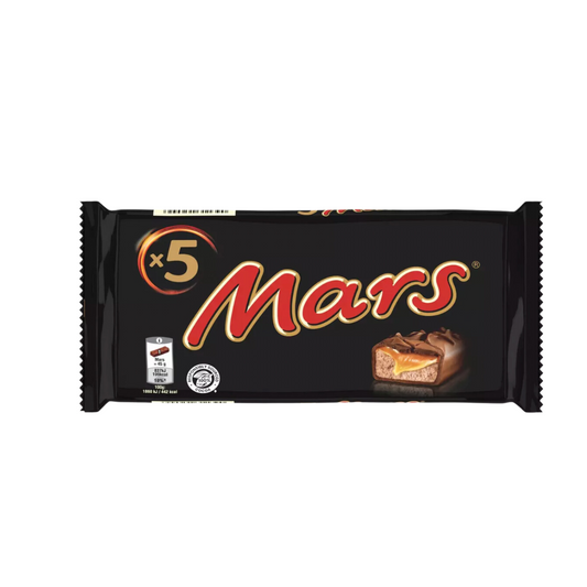 MARS Barres chocolatées au caramel 5 barres 225g